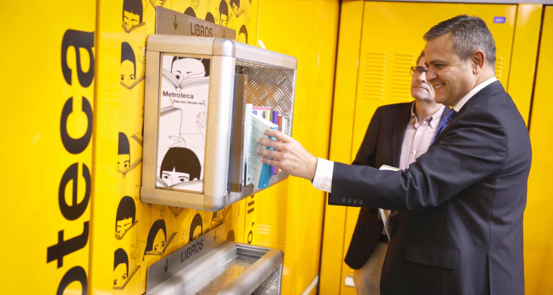 Papeleras Metro Madrid serán librerias gratuítas para los usuarios