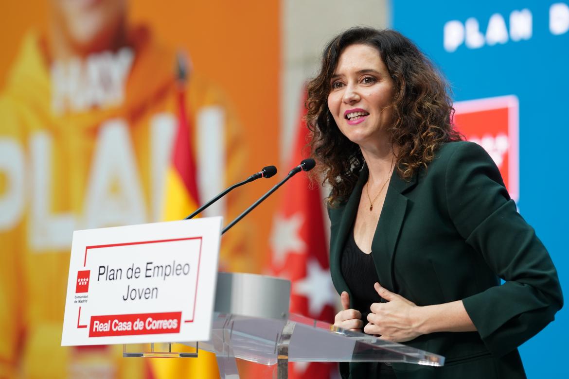 Díaz Ayuso presenta Plan de Empleo Joven con 200M€ de inversión