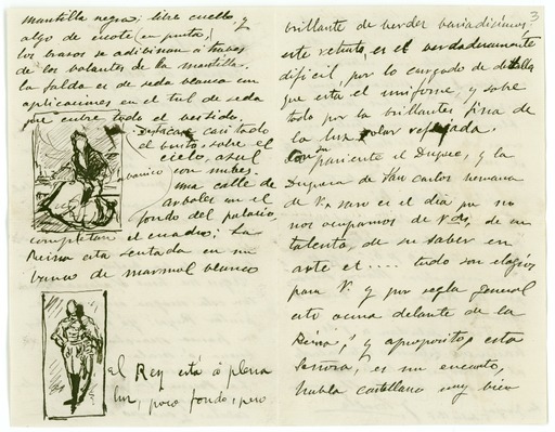 Cartas inéditas de Sorolla y el conde de Villagonzalo en Museo Sorolla