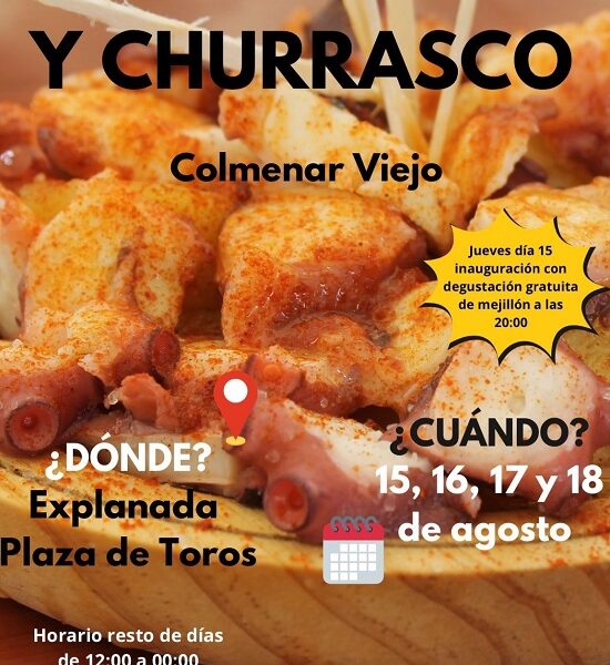 Campeonato Mus y Feria Pulpo y Churrasco este finde en Colmenar Viejo