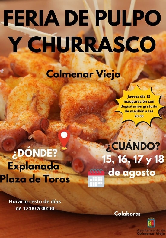 Campeonato Mus y Feria Pulpo y Churrasco este finde en Colmenar Viejo