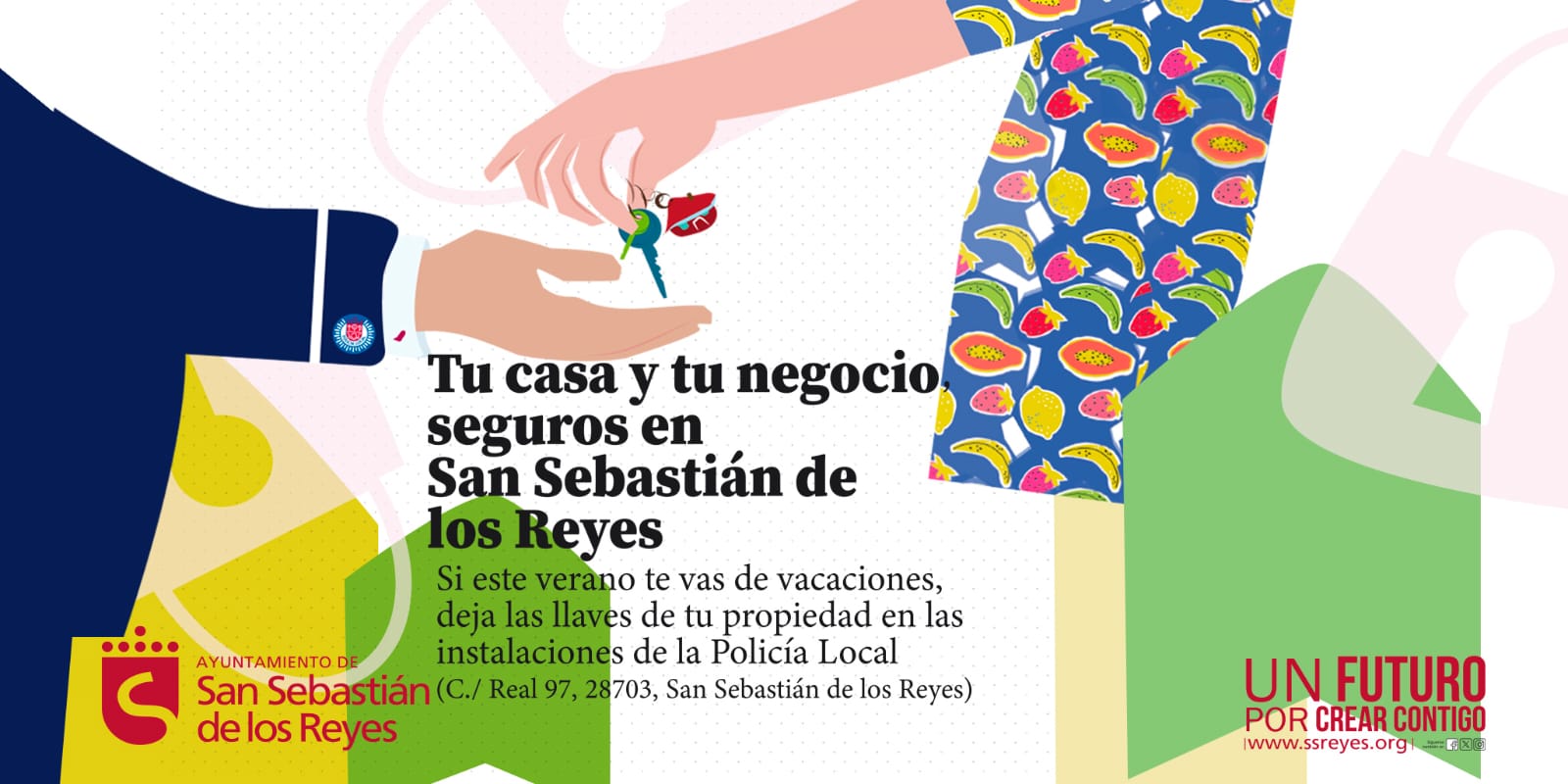 Vacaciones Seguras hogares y comercios de San Sebastián de los Reyes