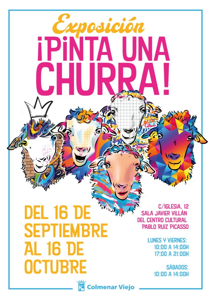 Exposición “Pinta una Churra” en Centro Picasso Colmenar Viejo