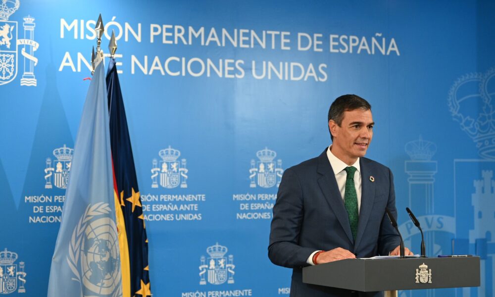 Pedro Sánchez defiende que la paz, la democracia y el desarrollo son esenciales para el progreso de las naciones