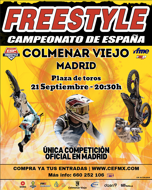 Freestyle Motocross este finde en Colmenar Viejo