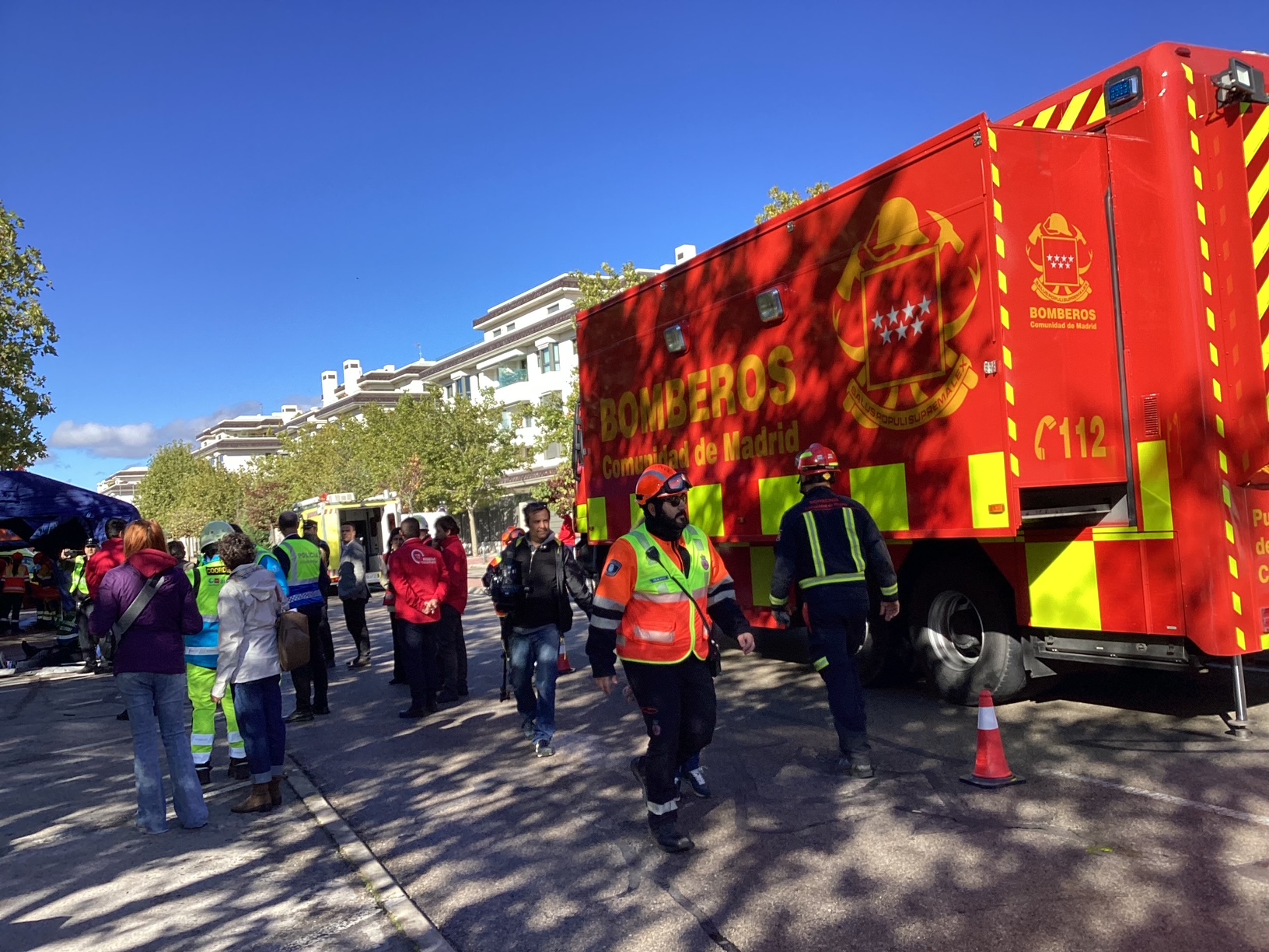 CAM despliega en Alcobendas primer simulacro Plan de Emergencias