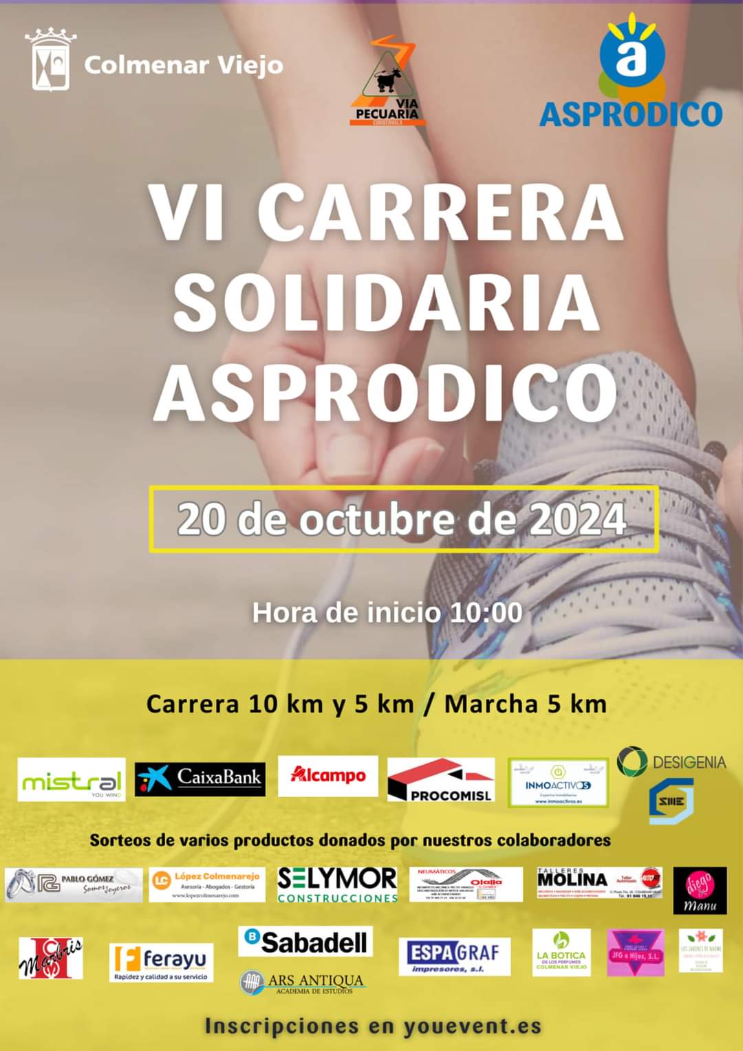 Inscripción VI Carrera Solidaria ASPRODICO Colmenar Viejo