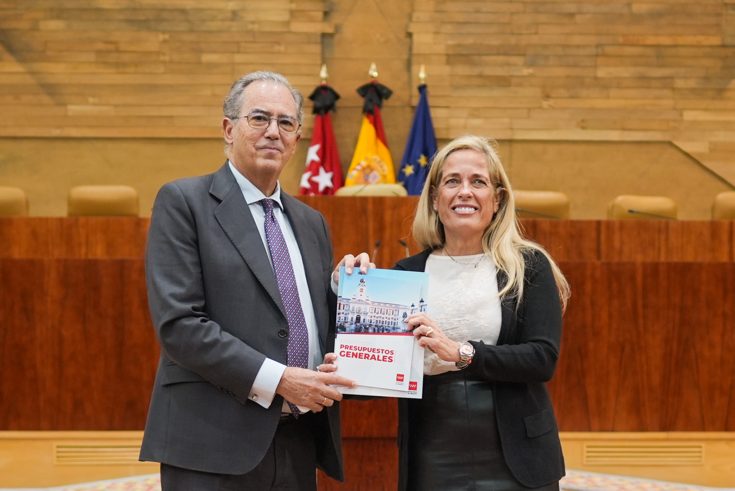 Comunidad Madrid registra en Asamblea Presupuestos Generales 2025