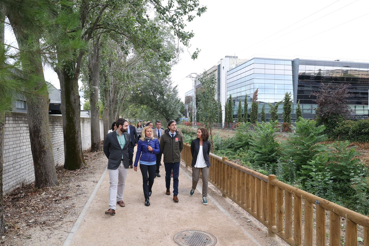 Nueva Senda Verde 1km en el arroyo de la Vega de Alcobendas