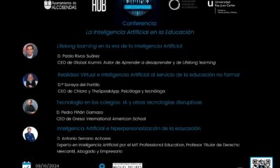 Alcobendas organiza Ciclo Conferencias “La Inteligencia Artificial en la Educación"