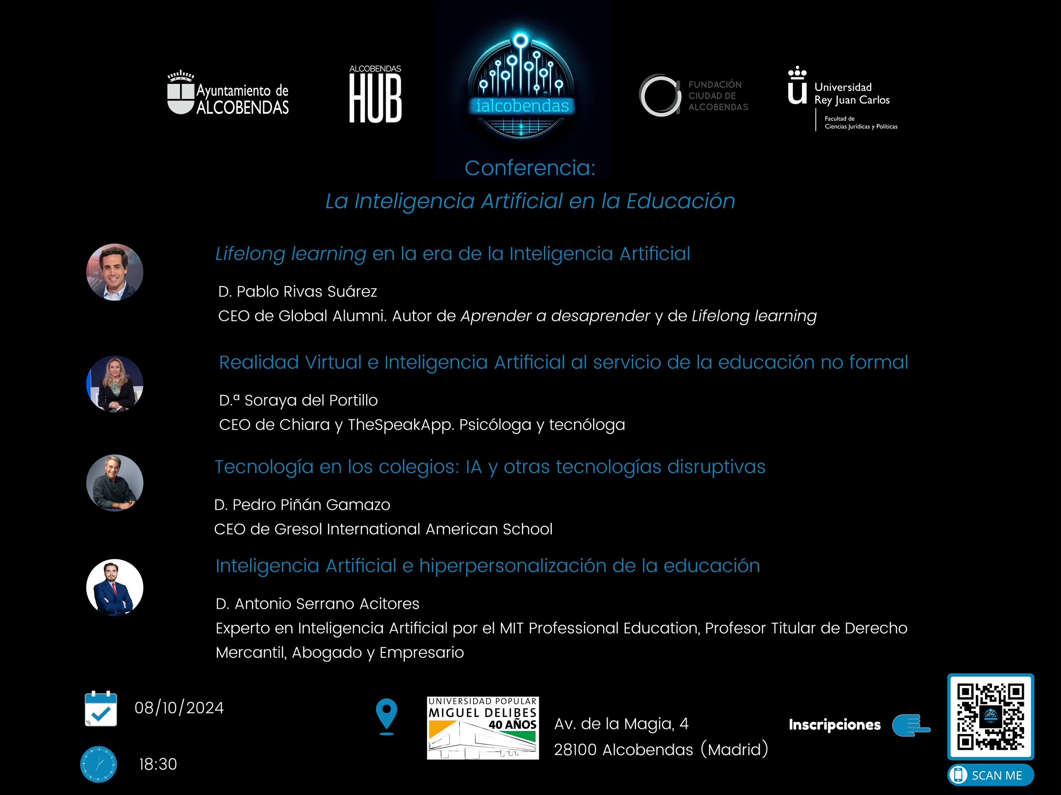 Alcobendas organiza Ciclo Conferencias “La Inteligencia Artificial en la Educación"