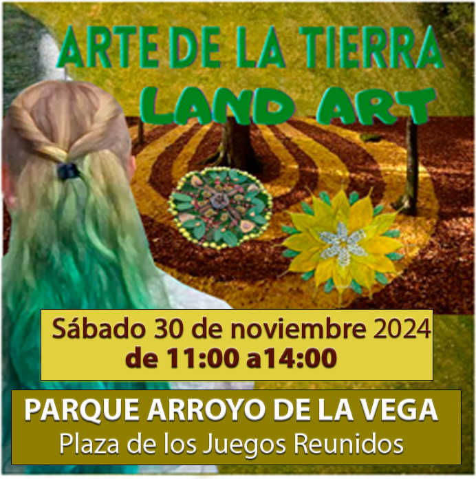 Arte en la Tierra 30 noviembre en Arroyo de la Vega Alcobendas