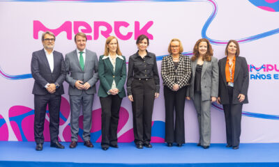 Díaz Ayuso visita la planta biotecnológica de Merck ubicada en Tres Cantos hace 35 años