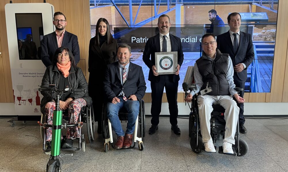 Comunidad Madrid reconocida por su contribución al turismo accesible