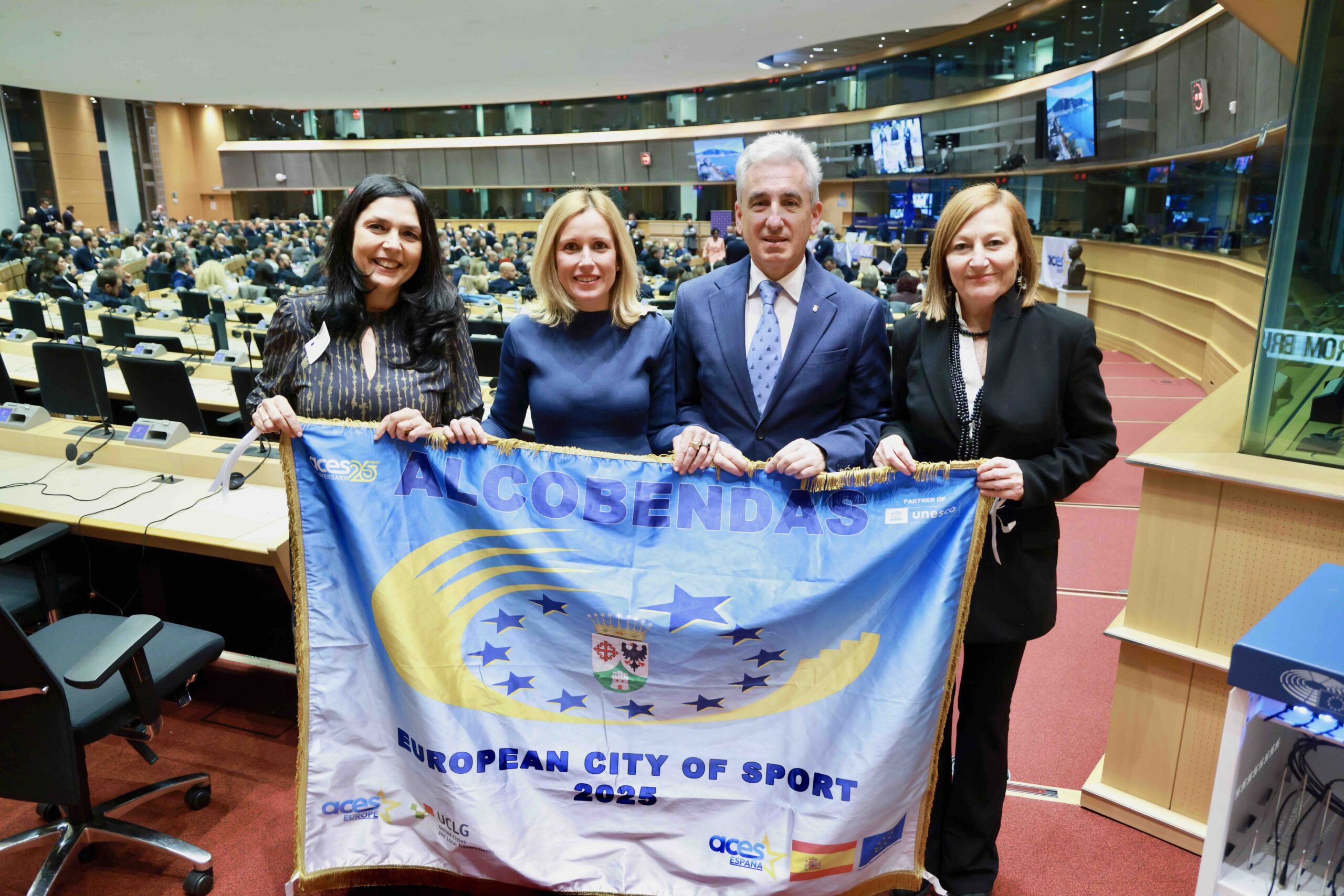 Alcobendas recibe en Bruselas acreditación "Ciudad Europea del Deporte 2025"