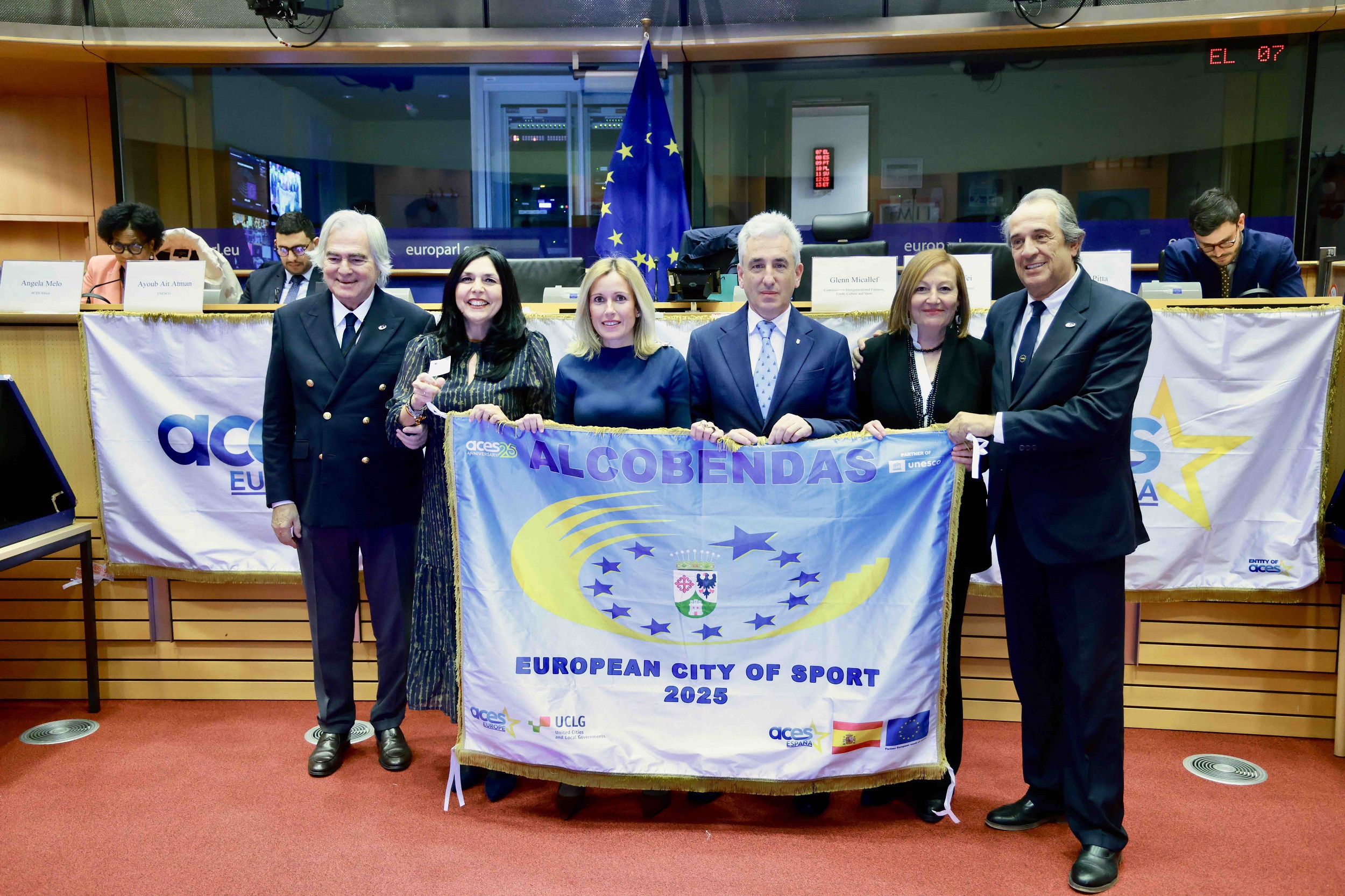 Alcobendas recibe en Bruselas acreditación "Ciudad Europea del Deporte 2025"