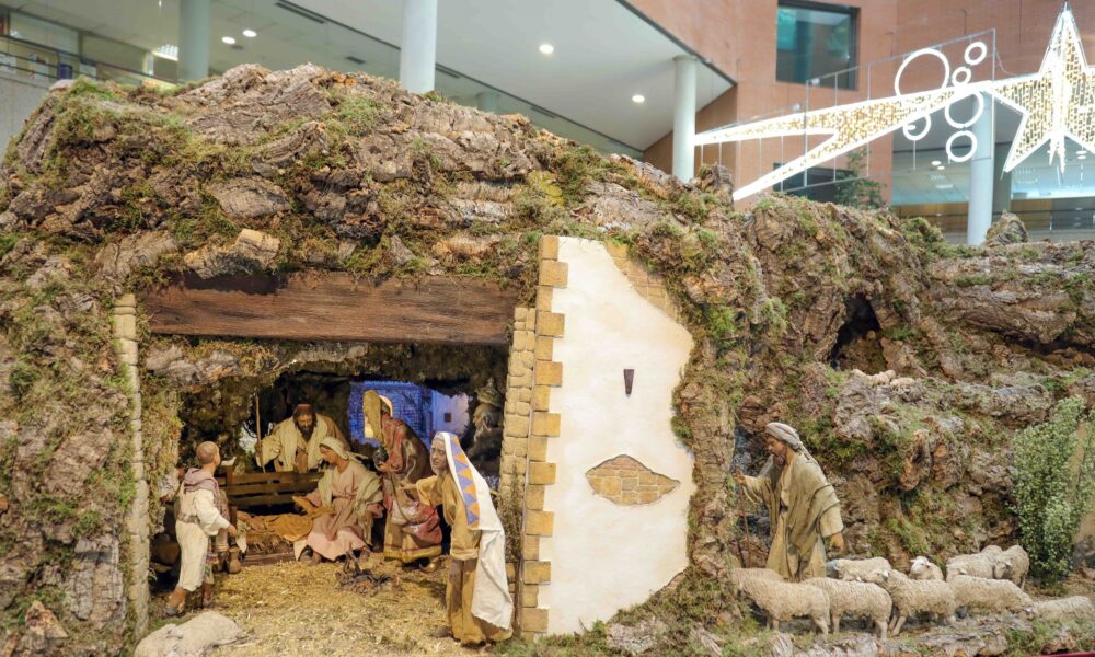 Belén Municipal en el Patio de Encuentros Ayuntamiento de Alcobendas