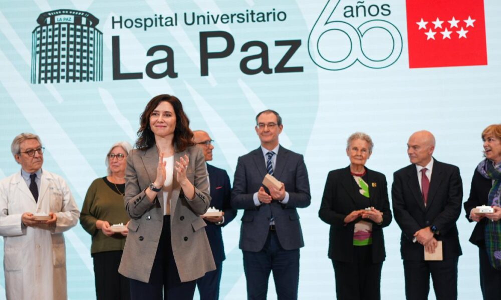 Díaz Ayuso preside el 60 aniversario del Hospital La Paz