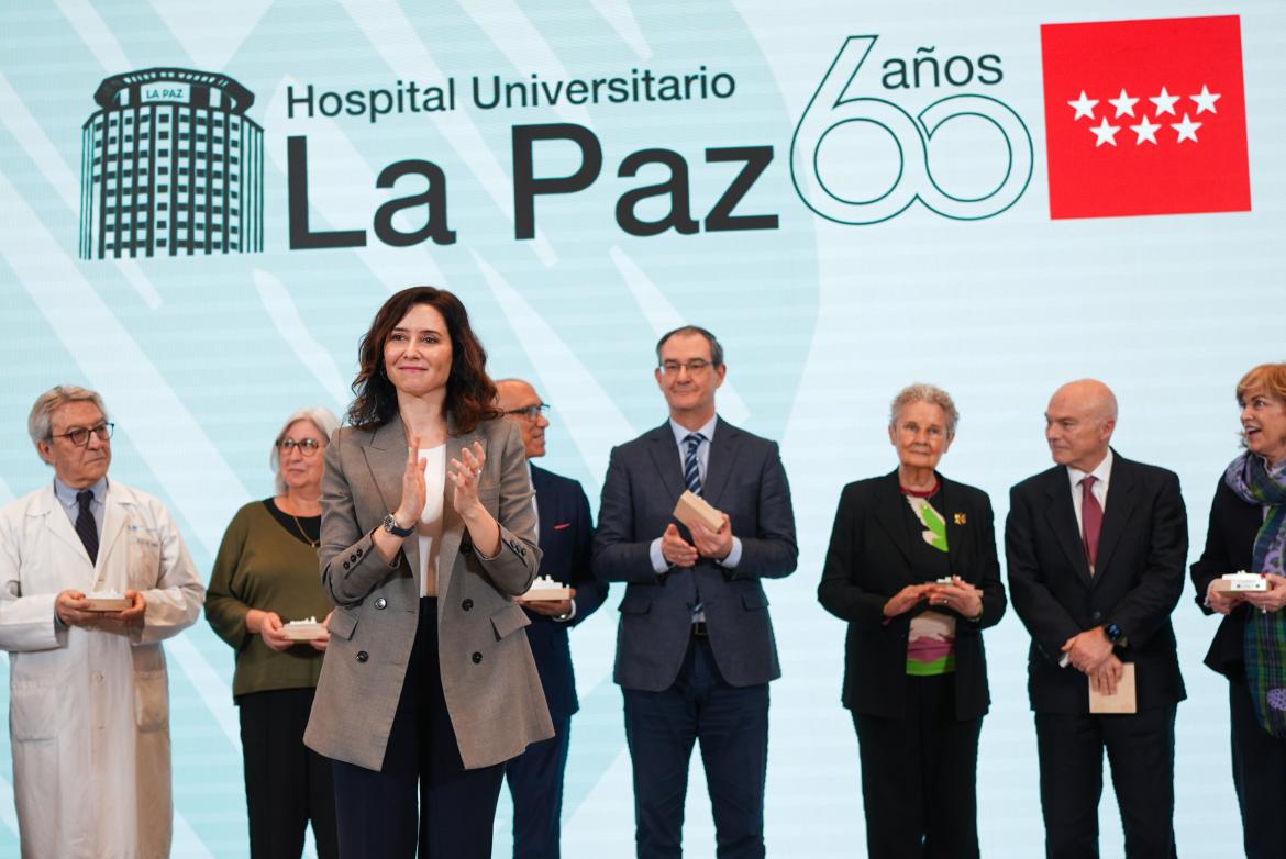 Díaz Ayuso preside el 60 aniversario del Hospital La Paz