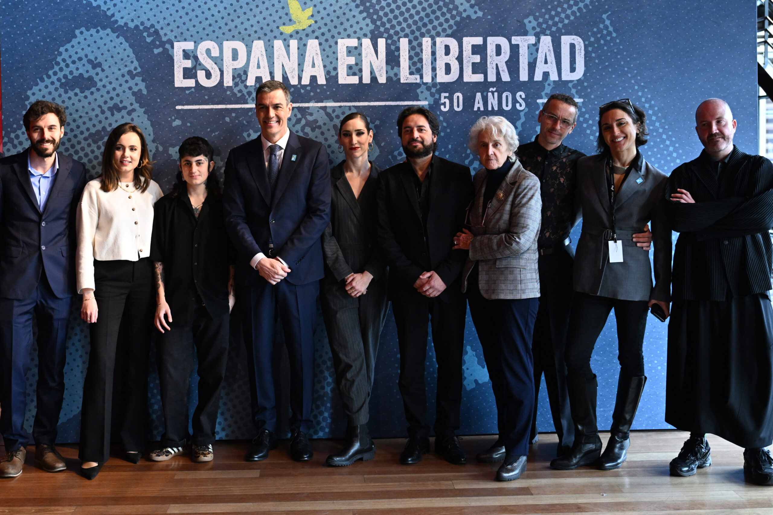 Pedro Sánchez preside acto inaugural "España en Libertad" en Museo Reina Sofía