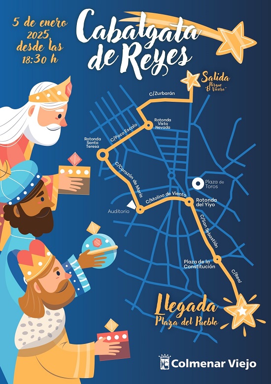 Todo preparado en Colmenar Viejopara recibir a los Reyes Magos de Oriente