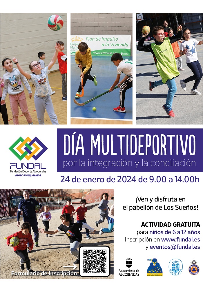 Alcobendas celebra Día Multideportivo por la Conciliación 24 enero