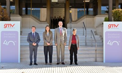 Felipe VI preside 40 aniversario de GMV aeroespacial con sede en Tres Cantos