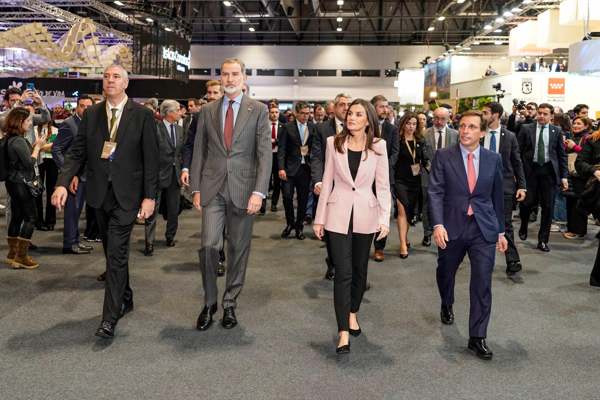 SS.MM. Los Reyes de España inauguran FITUR 2025